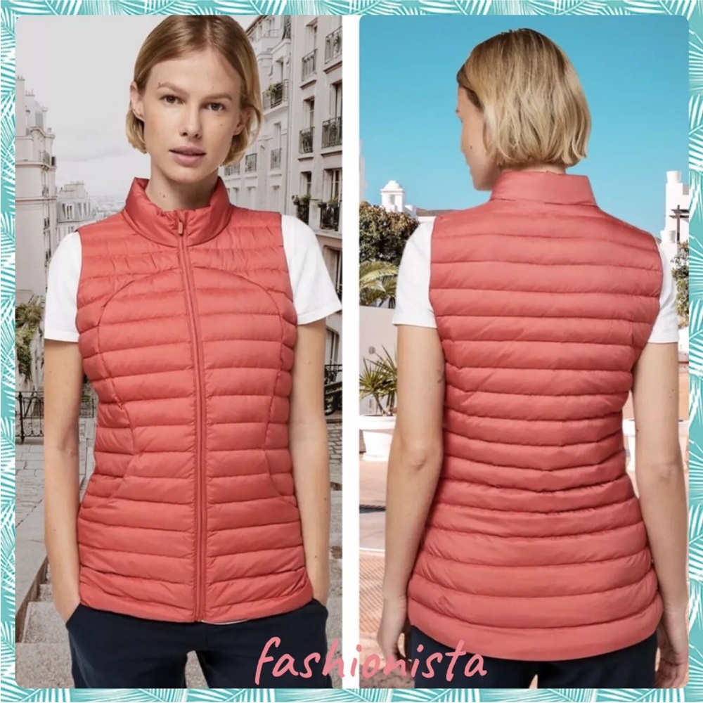 Lululemon Pack It Down Again Vest Coral sz.8